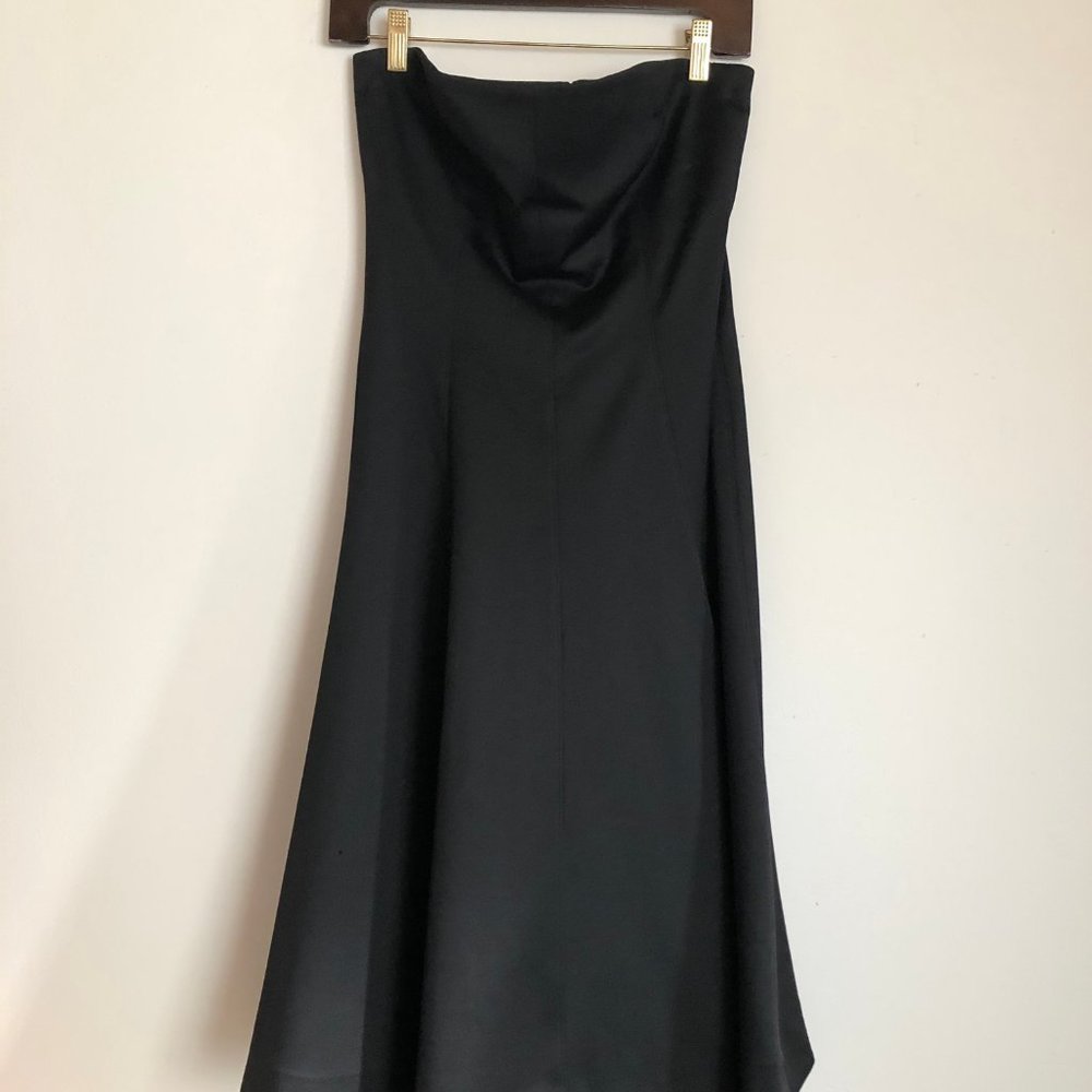 J.Crew Strapless Black Mid Length Dress